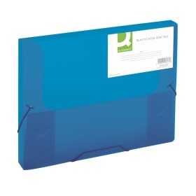 Kulmalukkokotelo Q-Connect PP frost sin