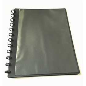 Repäisykansio 20-tasku etutasku PP musta