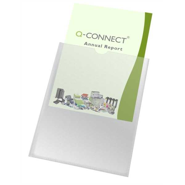 Muovitasku Q-ConnectA4 PP150 LS/100