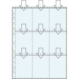 Keräilykorttitasku 7X9 A4 PP 18/10