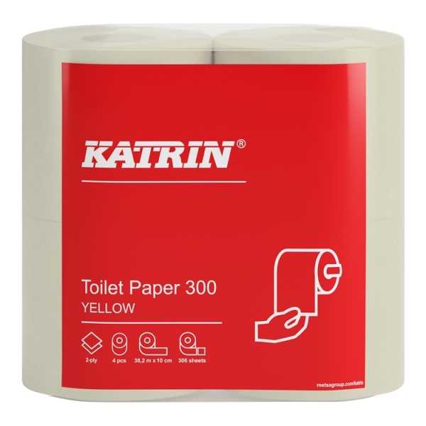 Wc-paperi Katrin 300keltainen /40rll