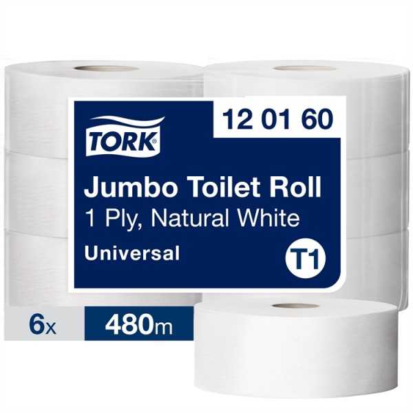 Wc-paperi Tork Jumbo, valk.1/6 120160