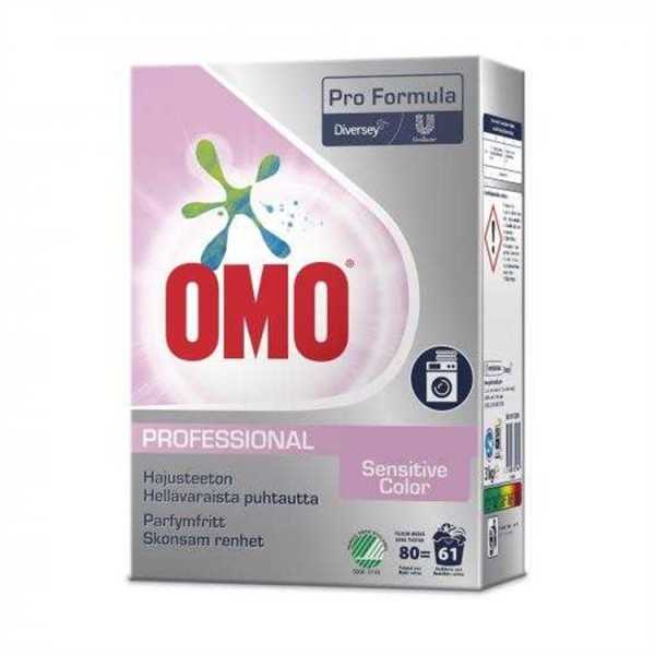Pyykinpesujauhe OmoProf.SensCol x 4 kpl