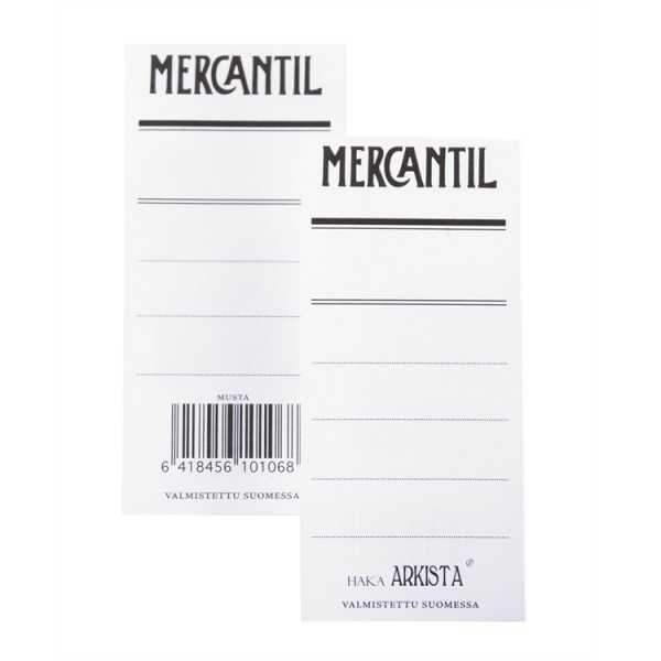 Mapin etikettiMercantil musta/100
