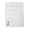 Hakemisto Q-ConnectA4 1-6 kartonki valk