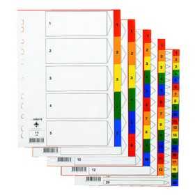 Hakemisto Q-ConnectA4 1-6 PP värillinen