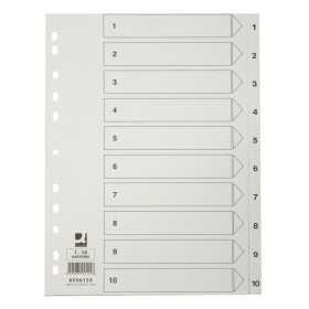 Hakemisto Q-ConnectA4 1-10 kartonki val