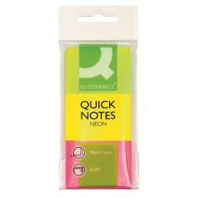 Viestilappu Q-Connect 38X50mm neon/3