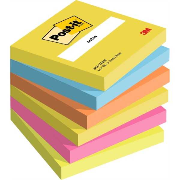 Viestilap Post-it Energetic 654 76x76/6