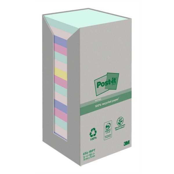 Viestilappu Post-itEko 76X76mm värilaj.