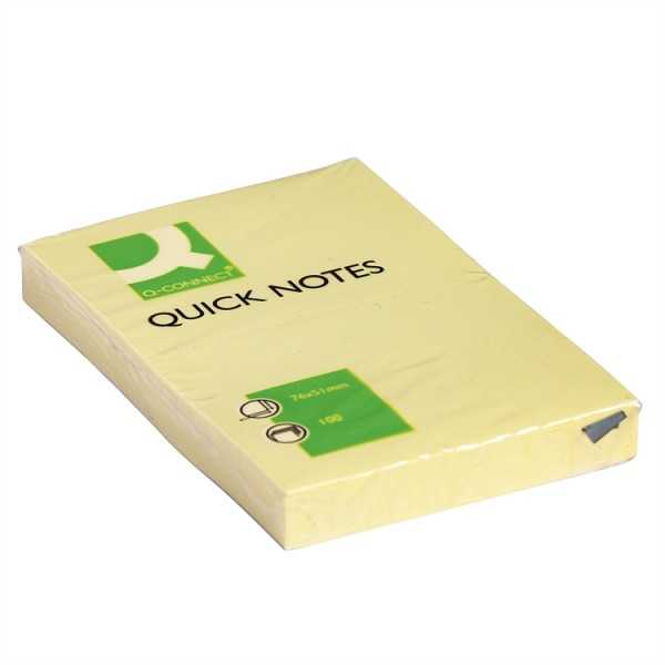 Viestilappu Q-Connect 51X76mm FSC kelt.