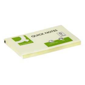 Viestilappu Q-Connect 76X127mm FSC kelt