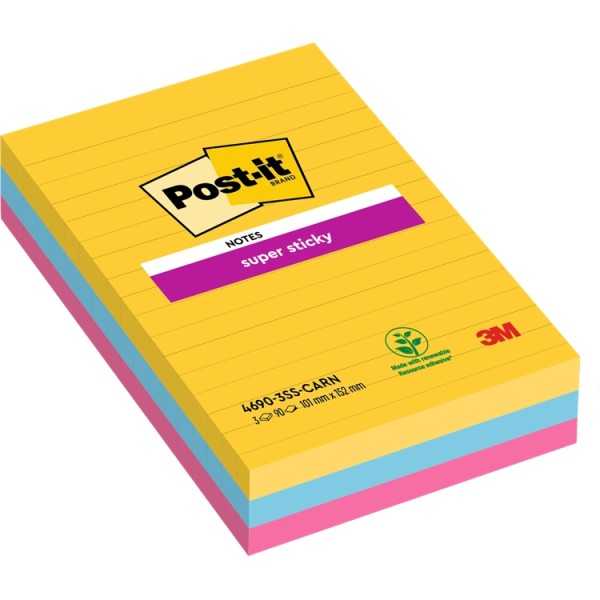 Viestilappu Post-itSuperSticky 4690-SS3