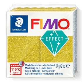 Muovailumassa Fimoeffect kulta glitter