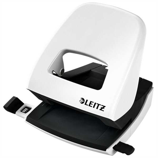 Lävistäjä Leitz WOW5008 8 cm valkoinen