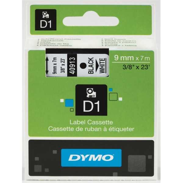 Tarrakasetti Dymo 41913 9mm val/musta