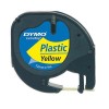 Teippi Dymo Letratag91222 12mm kelt/mus