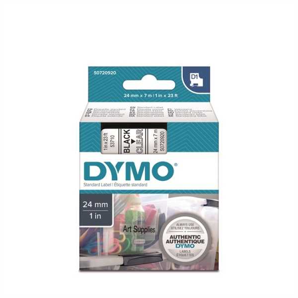 Tarrakasetti Dymo S0720920 24mm kir/mu