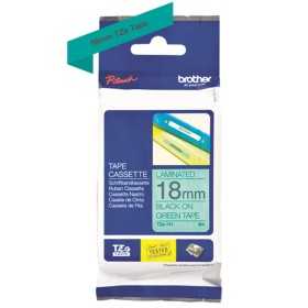 Tarrakasetti BrotherTZe741 18mm vih/mu