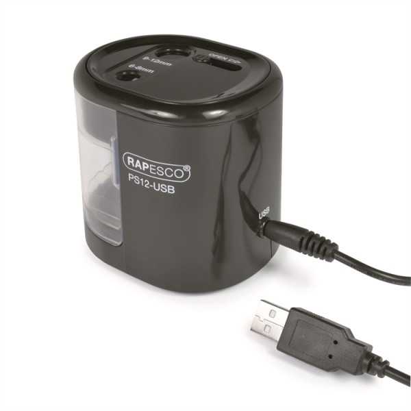 Teroitin USB pöytämalli 2- reikäinen mus