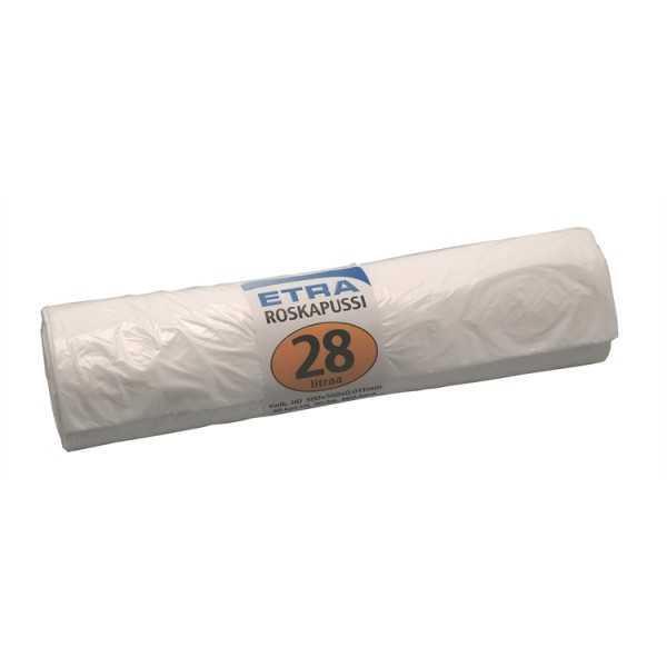 Jätepussi 28 l valkoinen/50