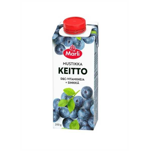 Mehukeitto Marli mustikka D&C 200g