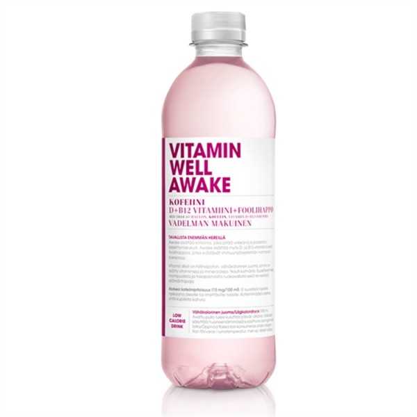 Vitamiinivesi Vitamin Well Awake 500 ml