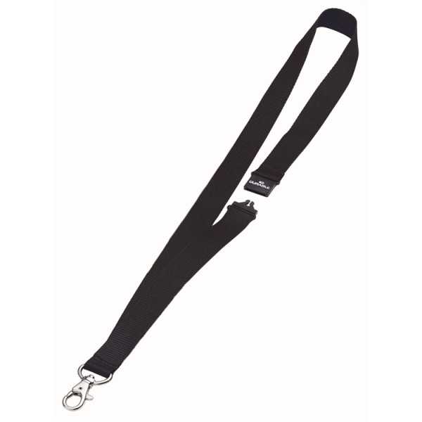 Kaulanauha Durable 8137 leveä musta/10