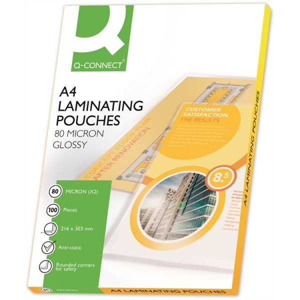 Laminointitasku Q-Connect A4 80mic/100