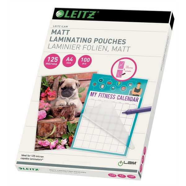 Laminointitasku Leitz A4 125mic/100 matt