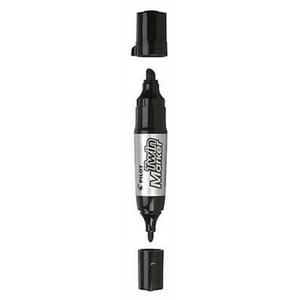 Huopakynä Pilot BG Twin Marker jumbo mus