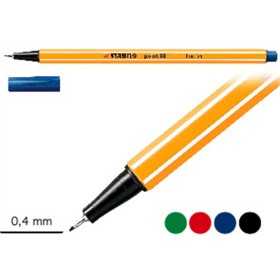 Kuitukärkikynä STABILO point88 0,4 musta