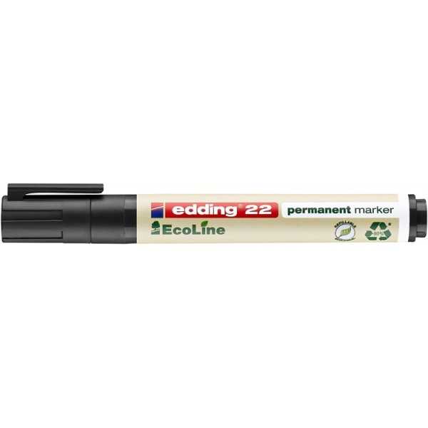Huopakynä Edding 22Ecoline 1-5mm musta
