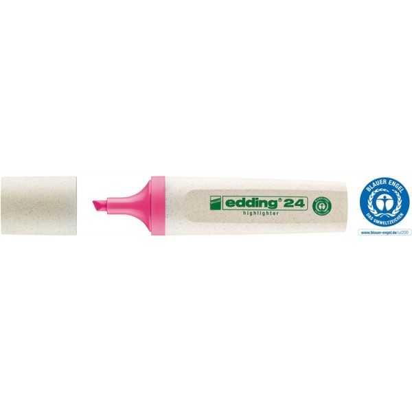 Korostuskynä Edding24 Ecoline pink
