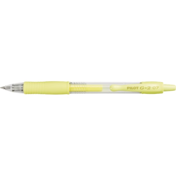 Geelikynä Pilot G-2M 0,7 pastel kelt