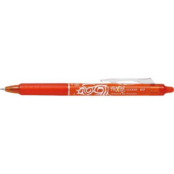 Kuulakynä Pilot Frixion Clicker 07 oran