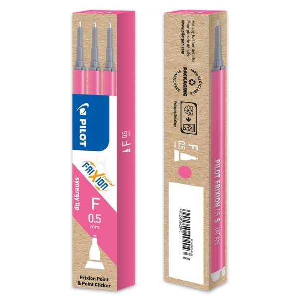 Säiliö Pilot FrixionPoint 05 pinkki/3