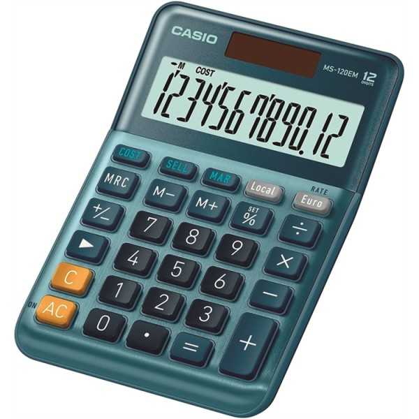 Pöytälaskin Casio MS-120EM