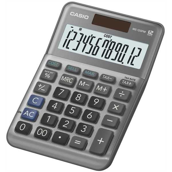 Pöytälaskin Casio MS-120FM