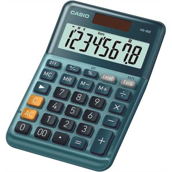 Pöytälaskin Casio MS-80E