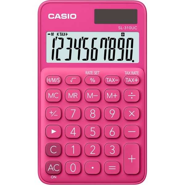 Nelilaskin Casio SL-310UC-RD punainen