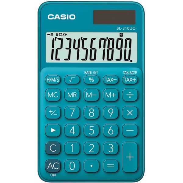 Nelilaskin Casio SL-310UC-BU sininen