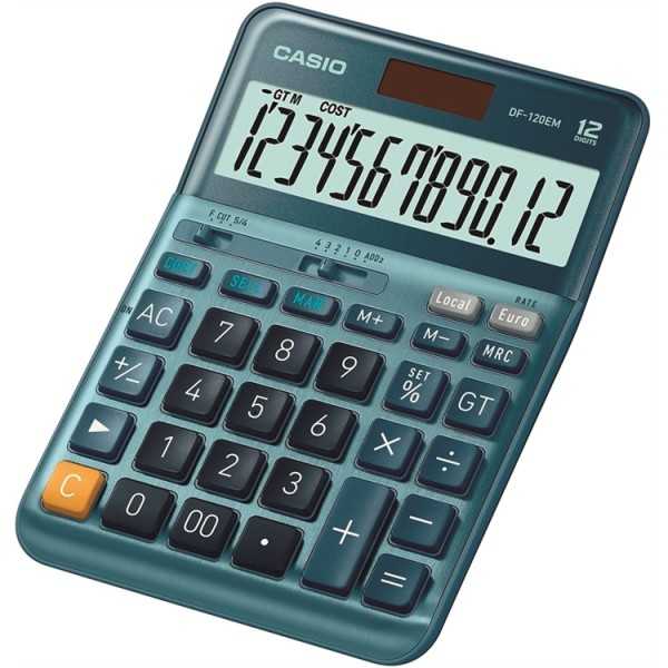 Pöytälaskin Casio DF-120EM