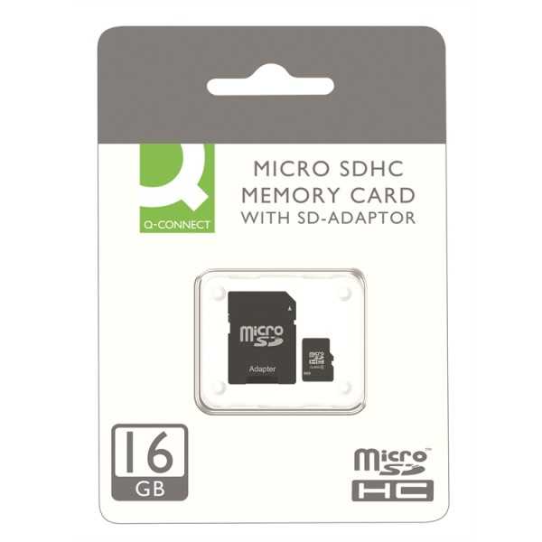 Muistikortti Q-Connect Micro SDHC 16 GB
