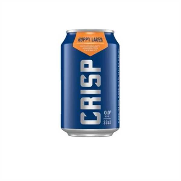 Alkoholiton olut Crisp Hoppy Lager 0,33