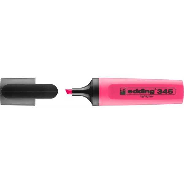 Korostuskynä Edding345 pinkki