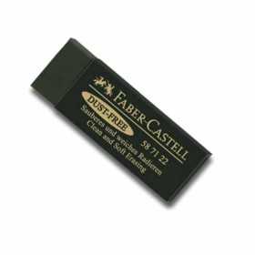 Faber-Castell Art pyyhekumi, musta, 20kpl