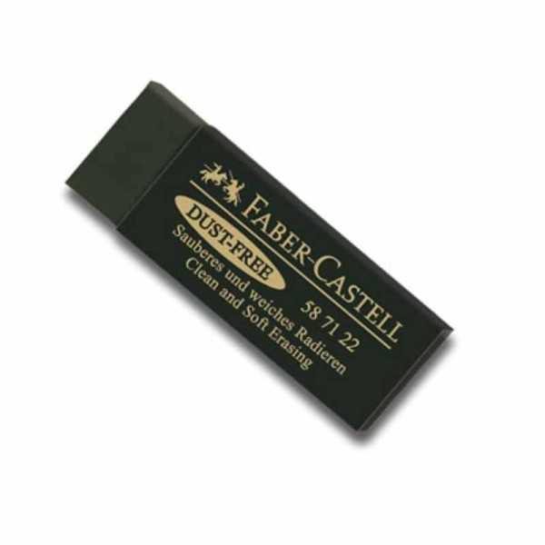 Faber-Castell Art pyyhekumi, musta, 20kpl