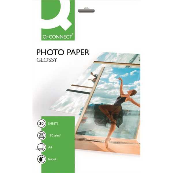 Photopaperi inkjet Q-Connect A4 180g/20