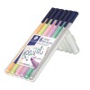 Huopakynä 6 kpl Staedtler triplus pastel